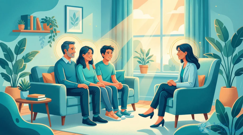 Família Buscando Ajuda