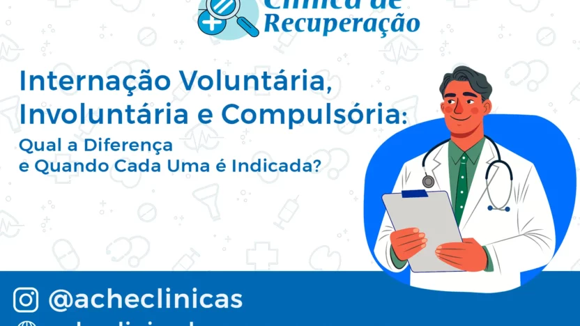 Internação Voluntária, Involuntária e Compulsória