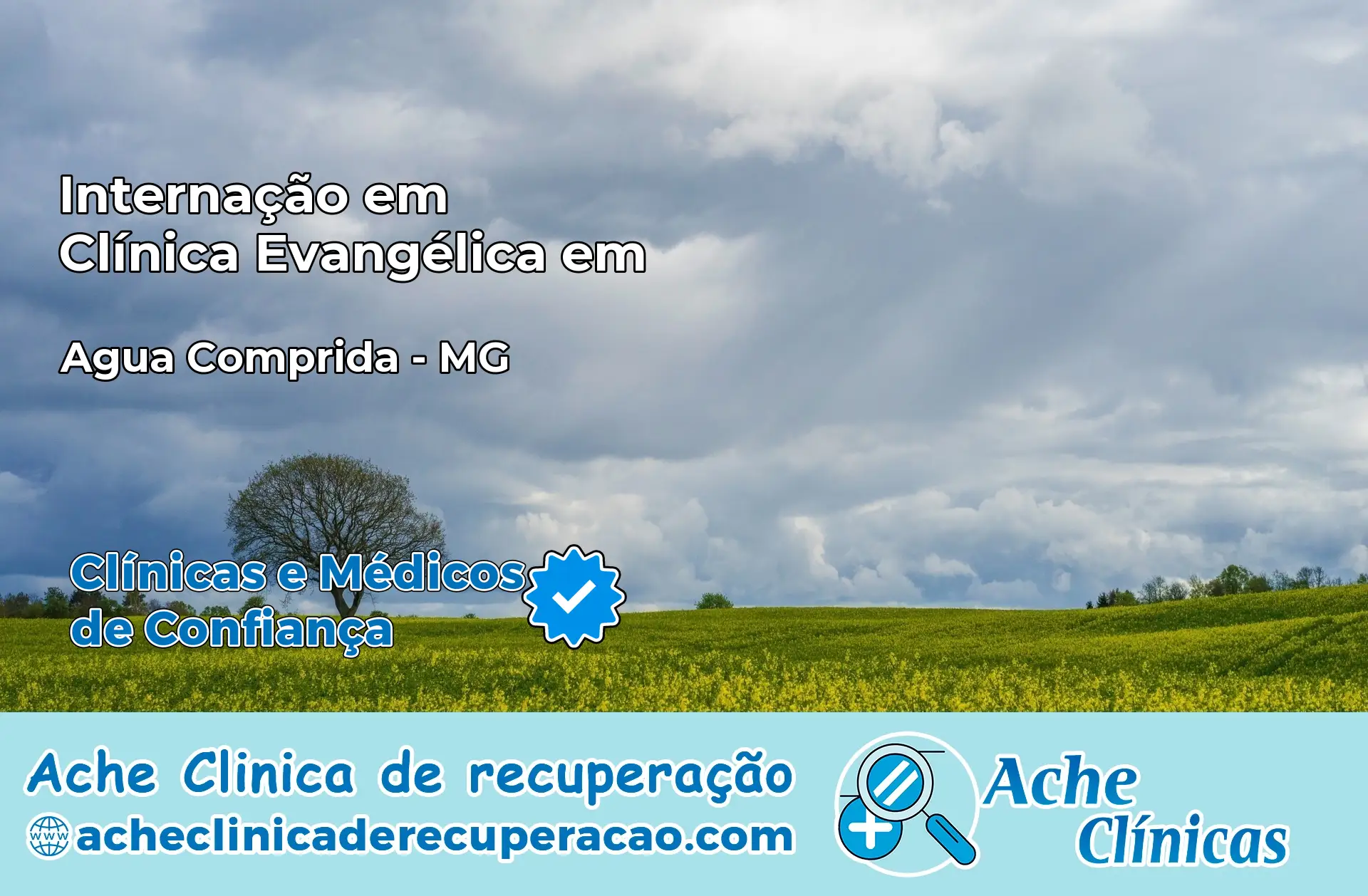 Internação em Clínica Evangélica em Água Comprida – MG