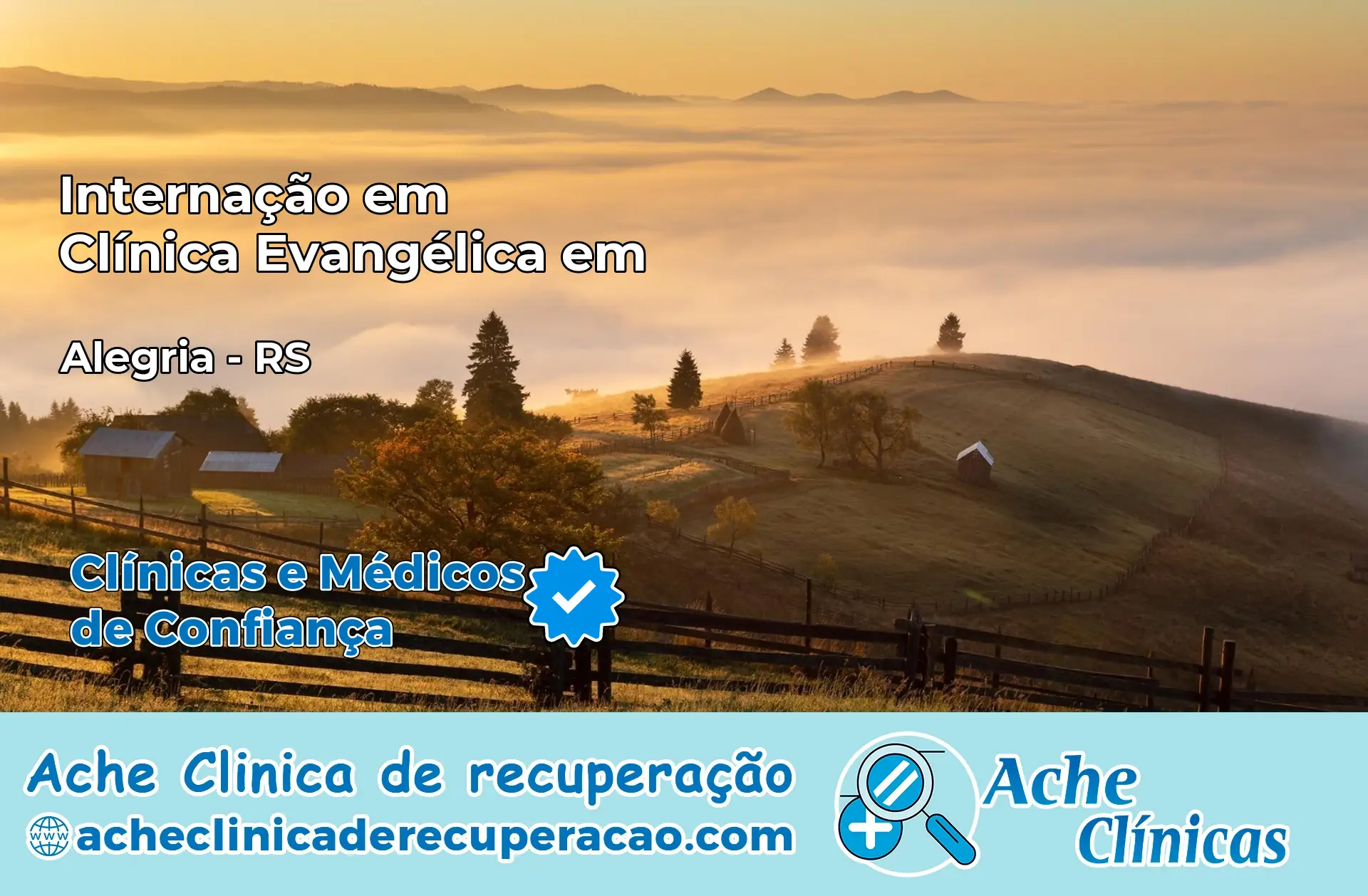 Internação em Clínica Evangélica em Alegria – RS