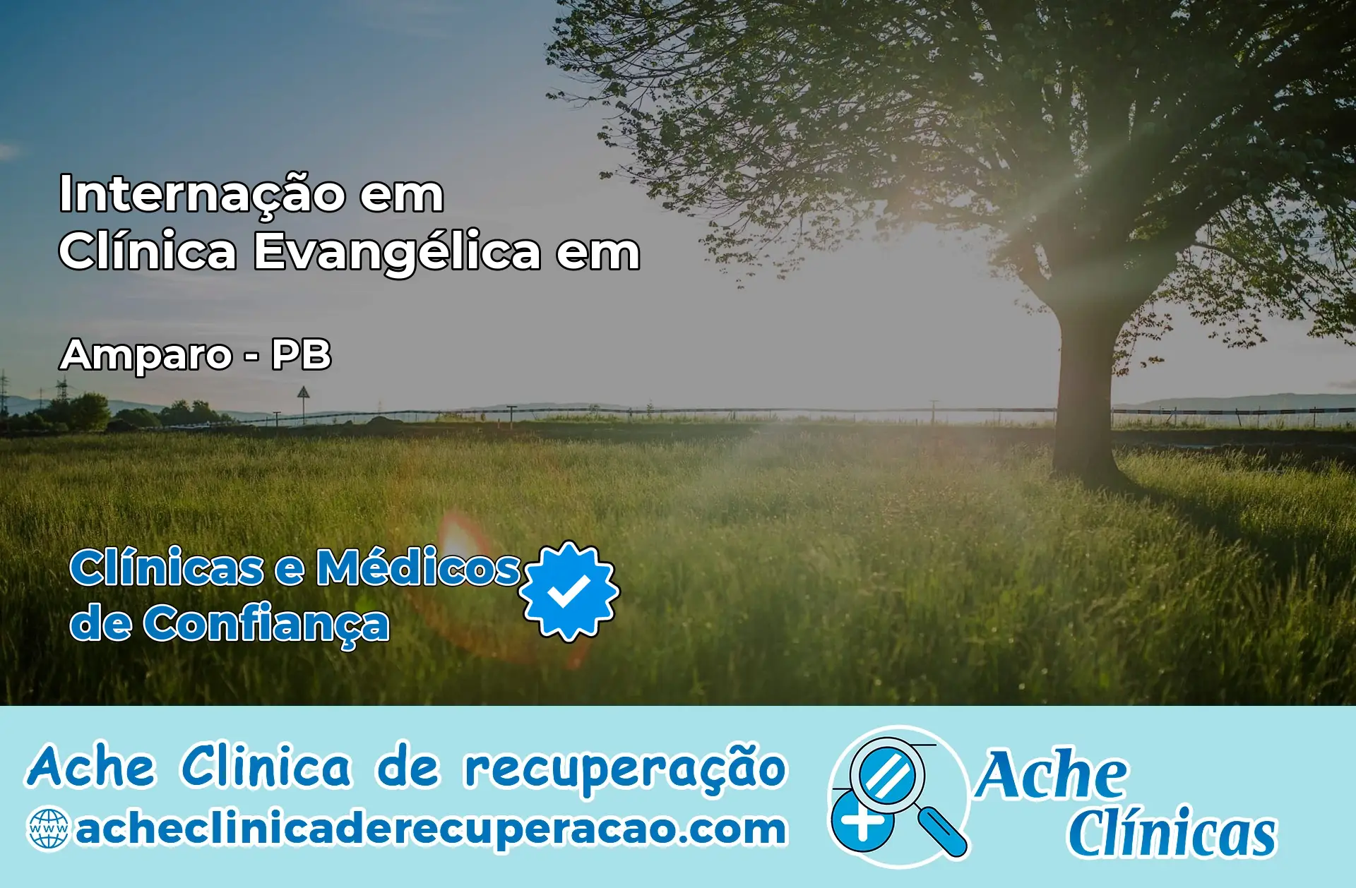 Internação em Clínica Evangélica em Amparo – PB