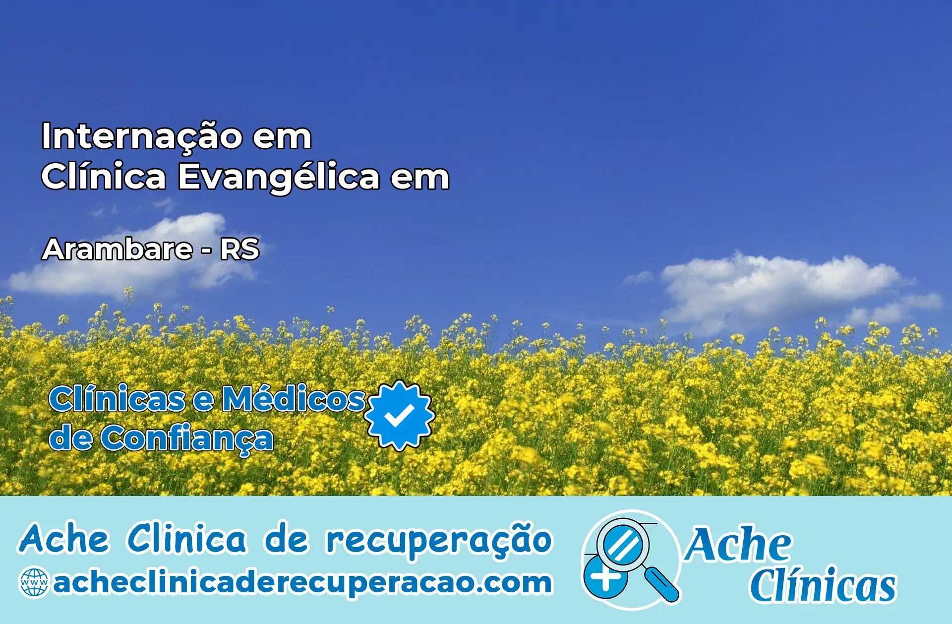 Internação em Clínica Evangélica em Arambaré – RS