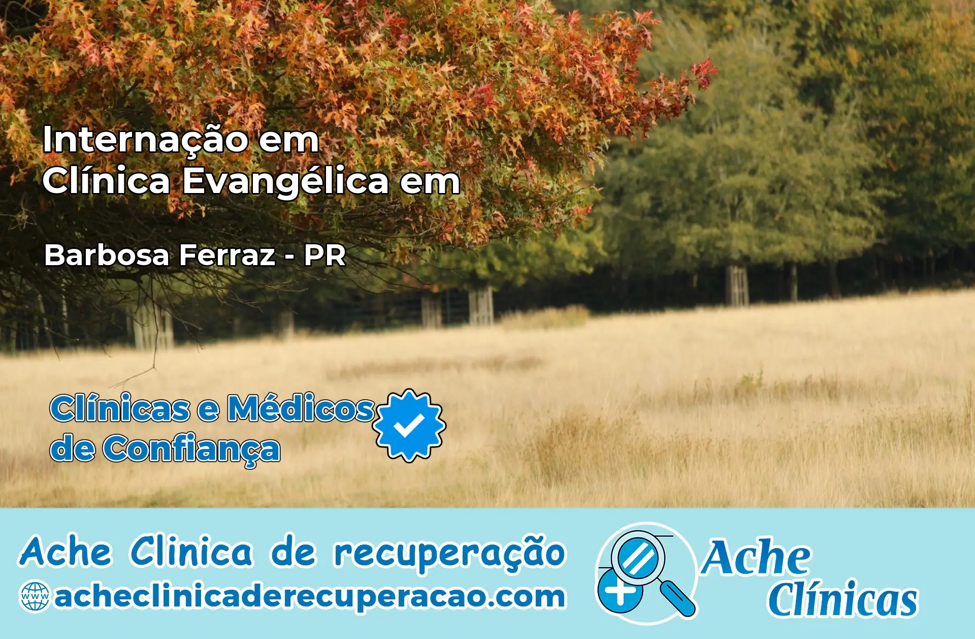 Internação em Clínica Evangélica em Barbosa Ferraz – PR