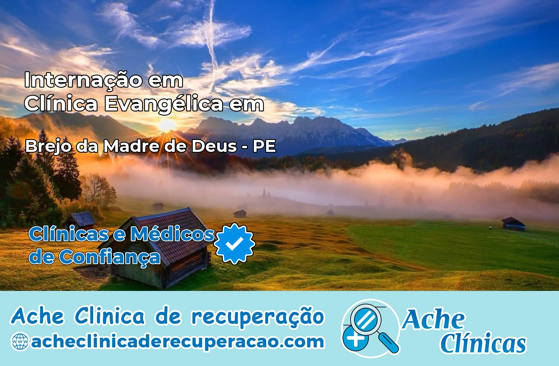 Internação em Clínica Evangélica em Brejo da Madre de Deus – PE