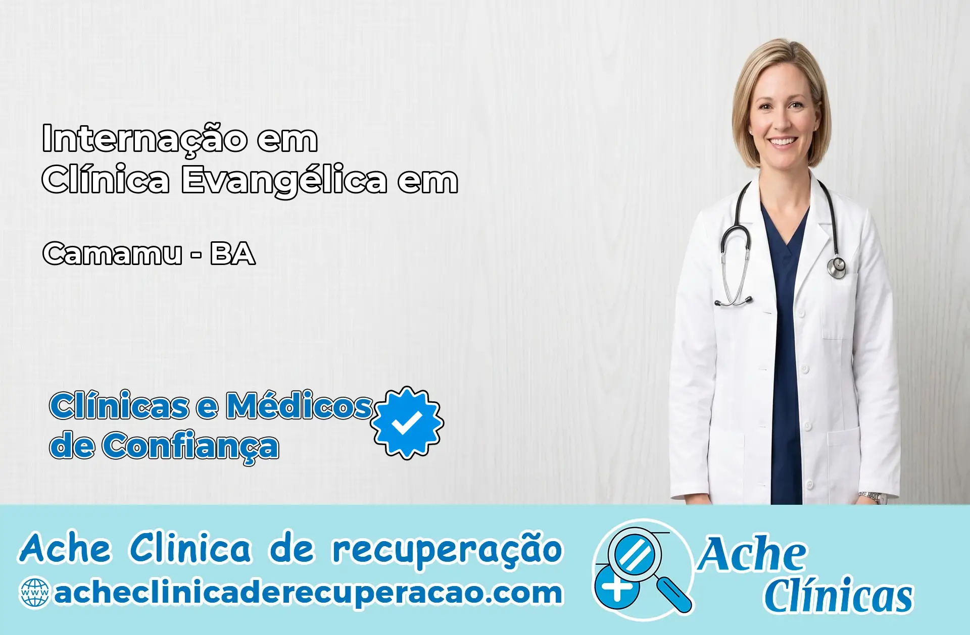 Internação em Clínica Evangélica em Camamu – BA