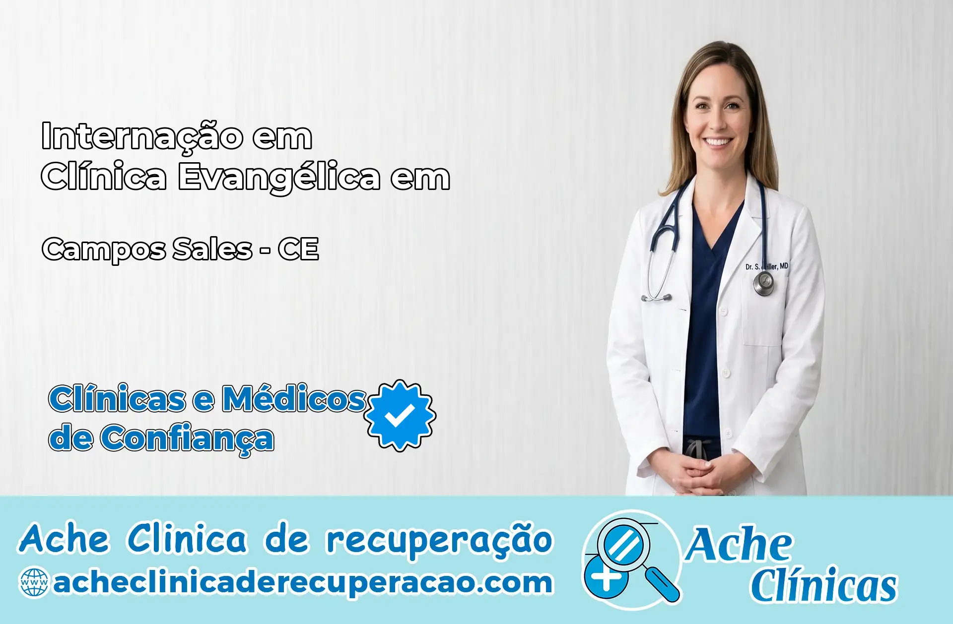Internação em Clínica Evangélica em Campos Sales – CE