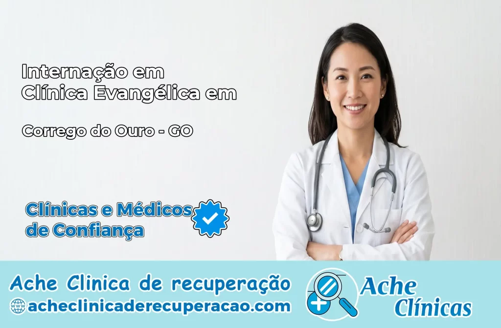 Internação em Clínica Evangélica em Córrego do Ouro – GO