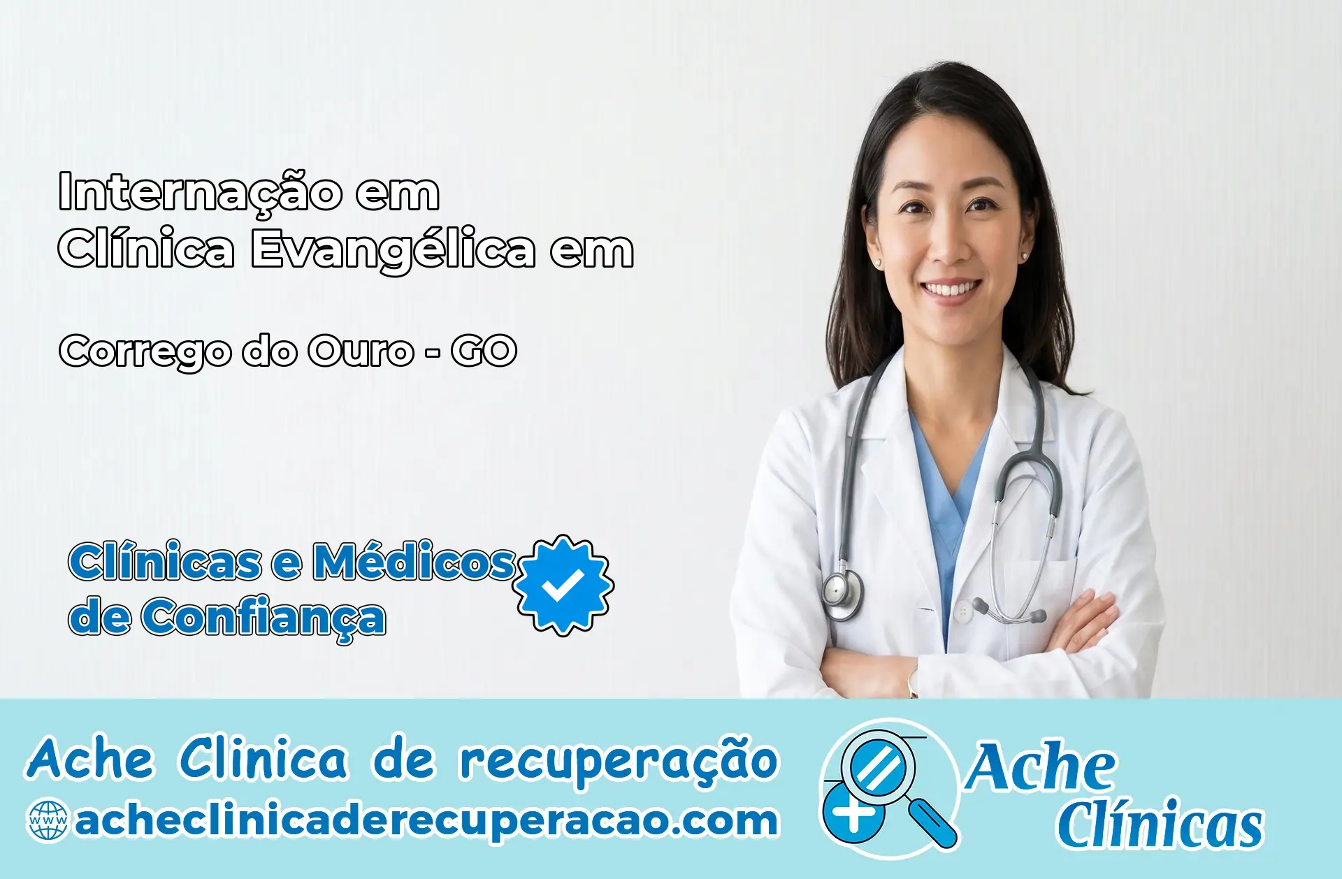 Internação em Clínica Evangélica em Córrego do Ouro – GO