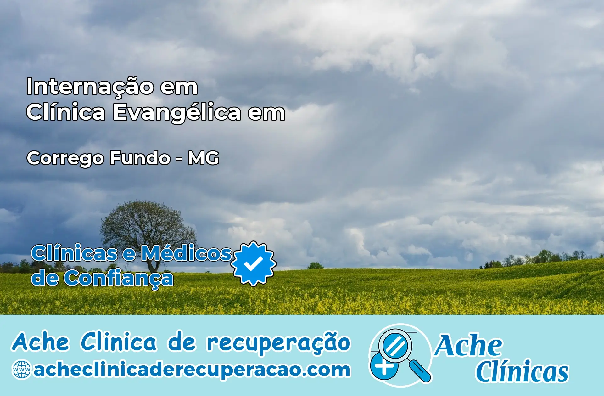 Internação em Clínica Evangélica em Córrego Fundo – MG