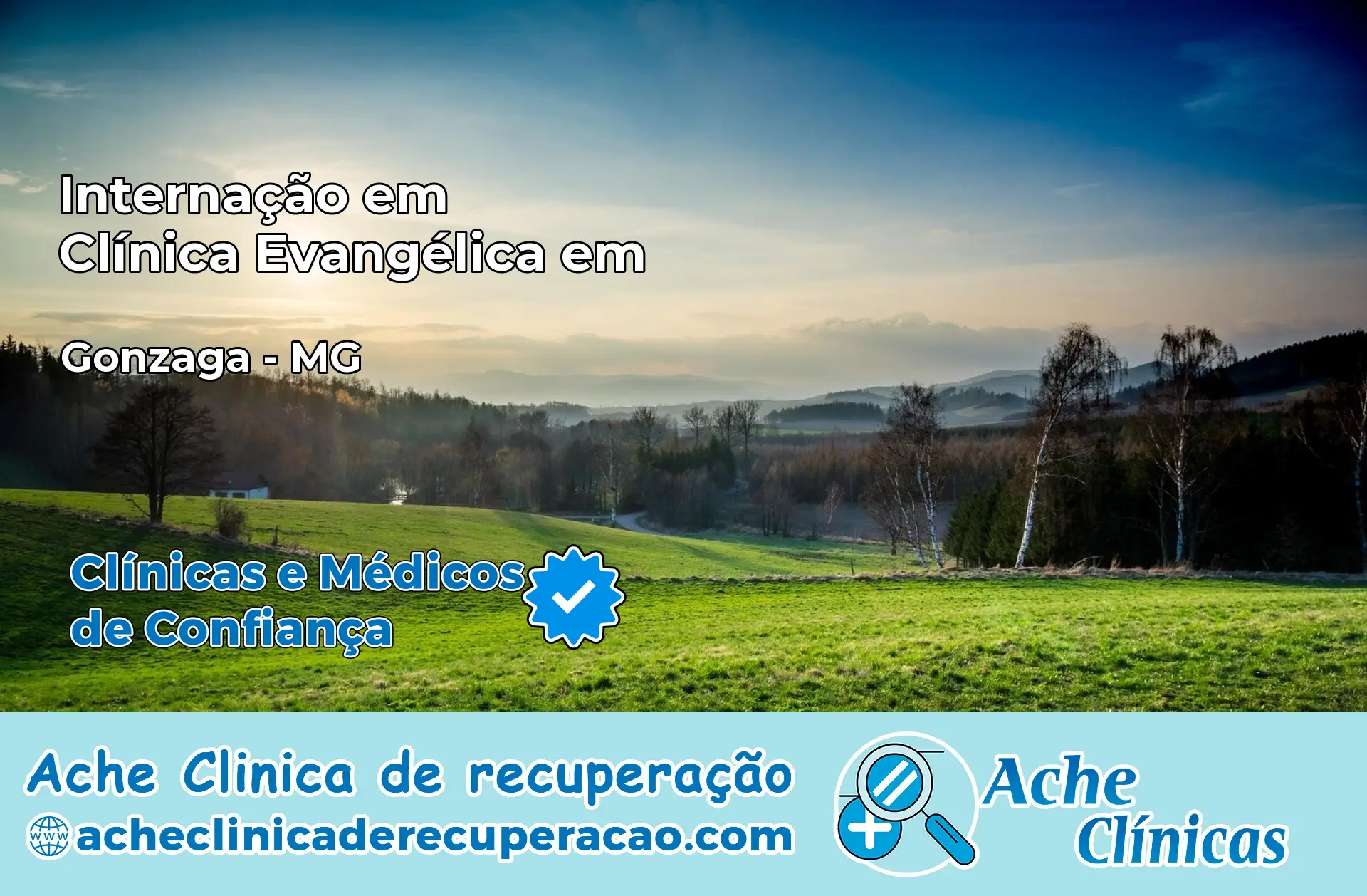 Internação em Clínica Evangélica em Gonzaga – MG