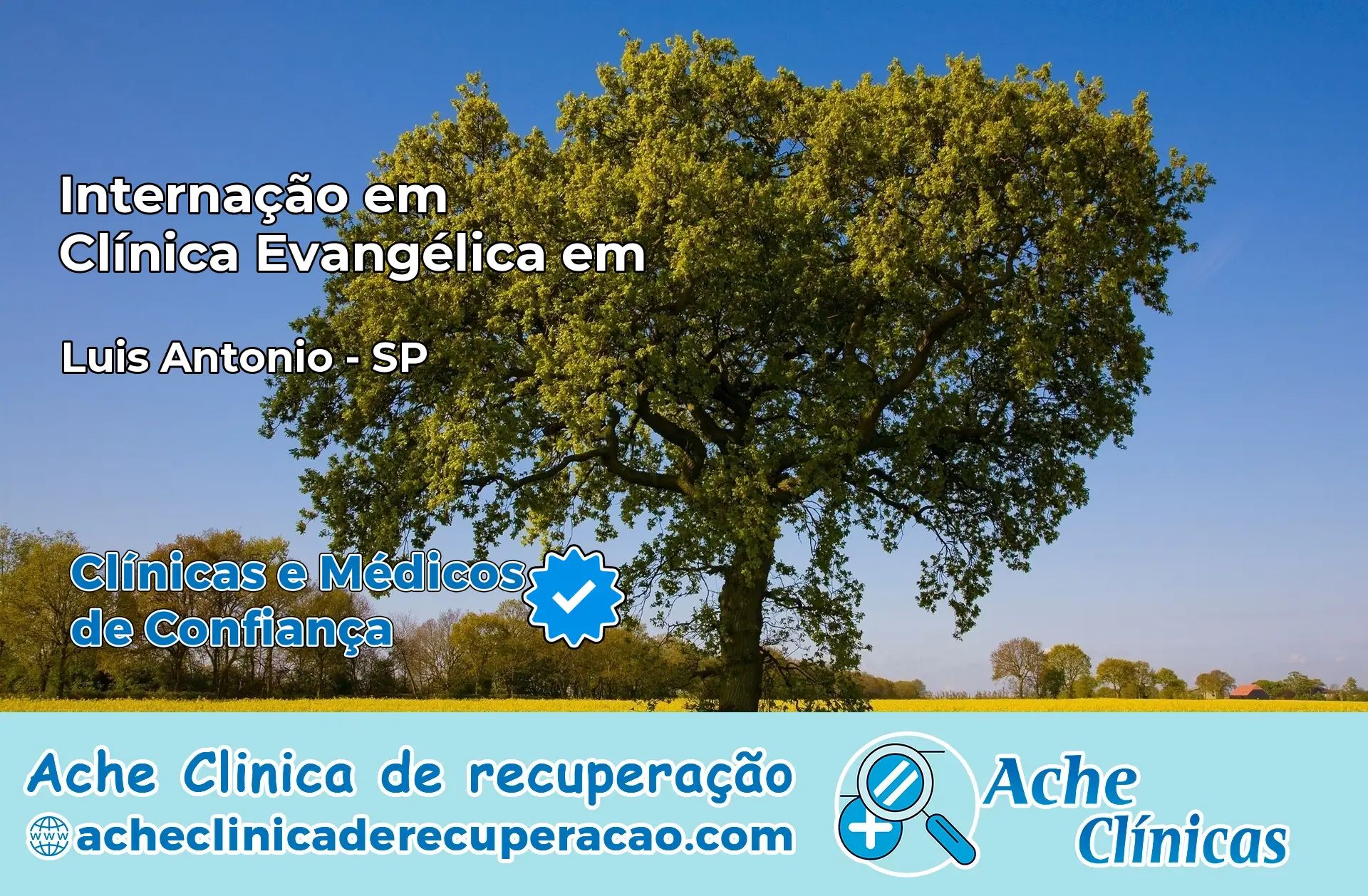 Internação em Clínica Evangélica em Luís Antônio – SP