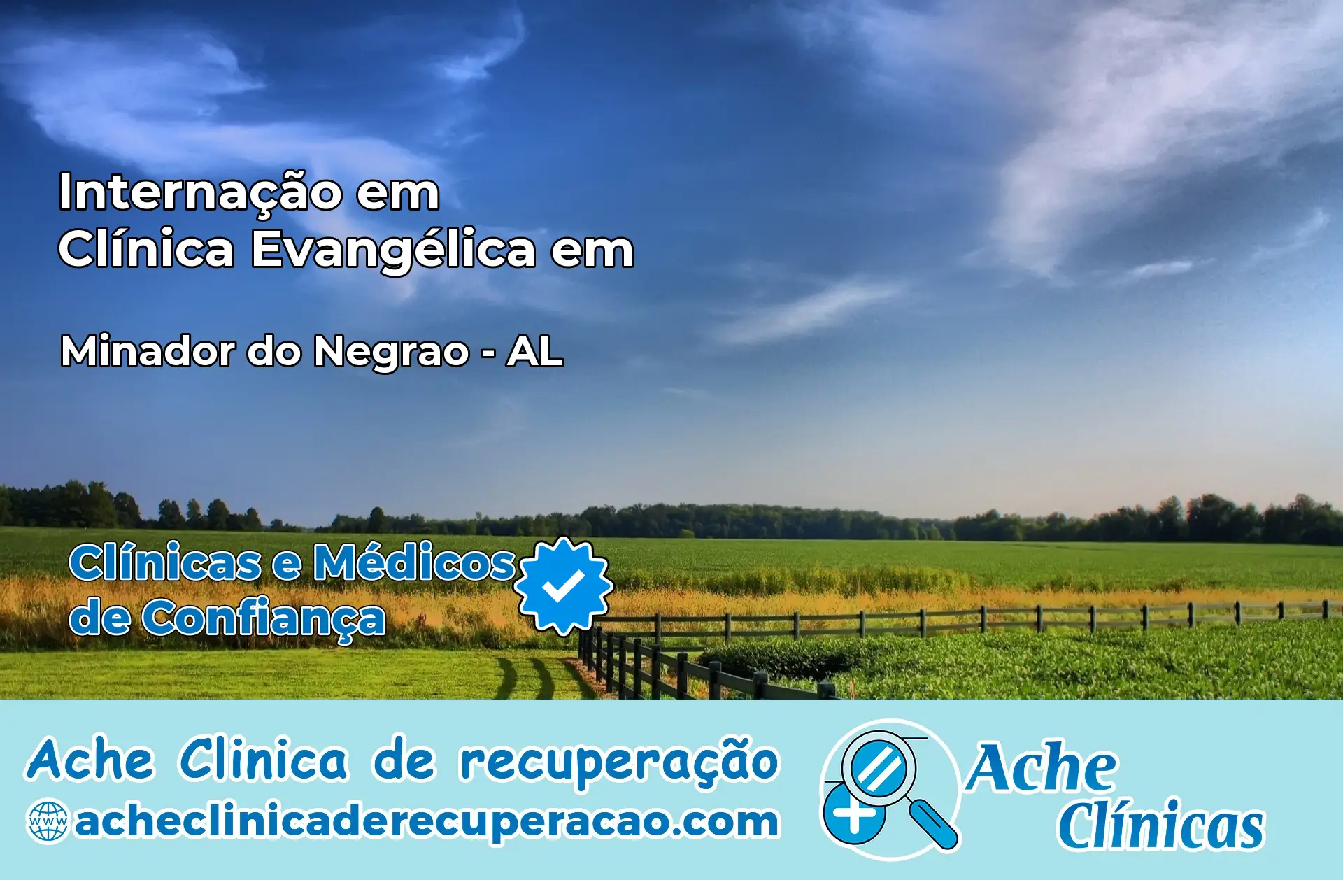 Internação em Clínica Evangélica em Minador do Negrão – AL