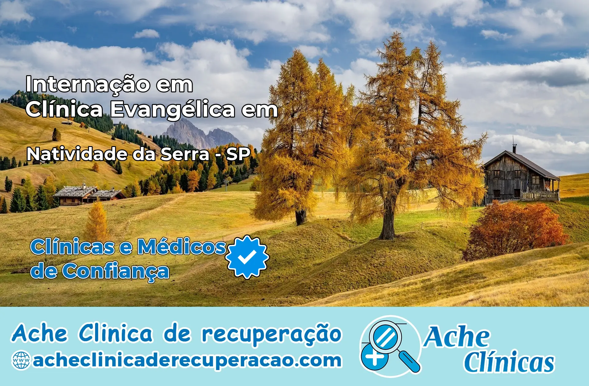 Internação em Clínica Evangélica em Natividade da Serra – SP