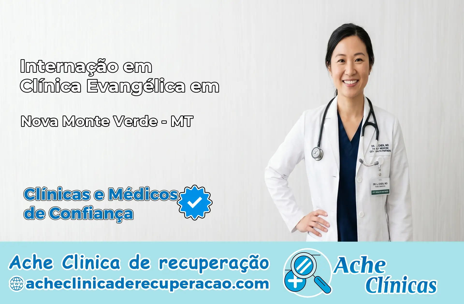 Internação em Clínica Evangélica em Nova Monte Verde – MT