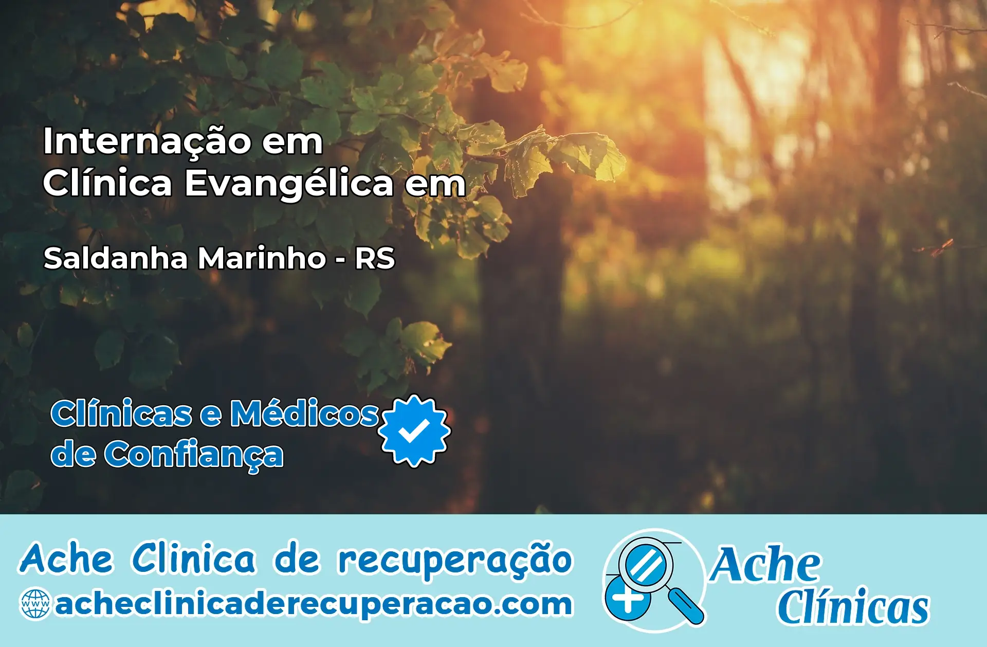 Internação em Clínica Evangélica em Saldanha Marinho – RS