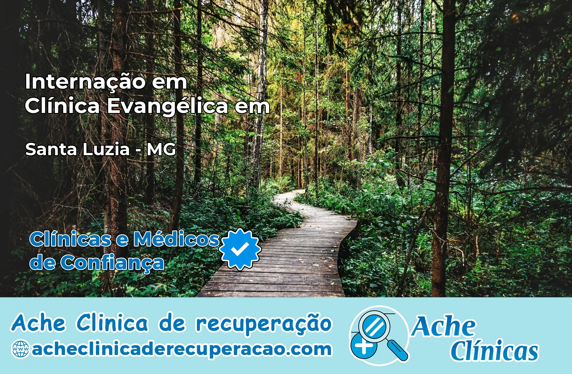 Internação em Clínica Evangélica em Santa Luzia – MG