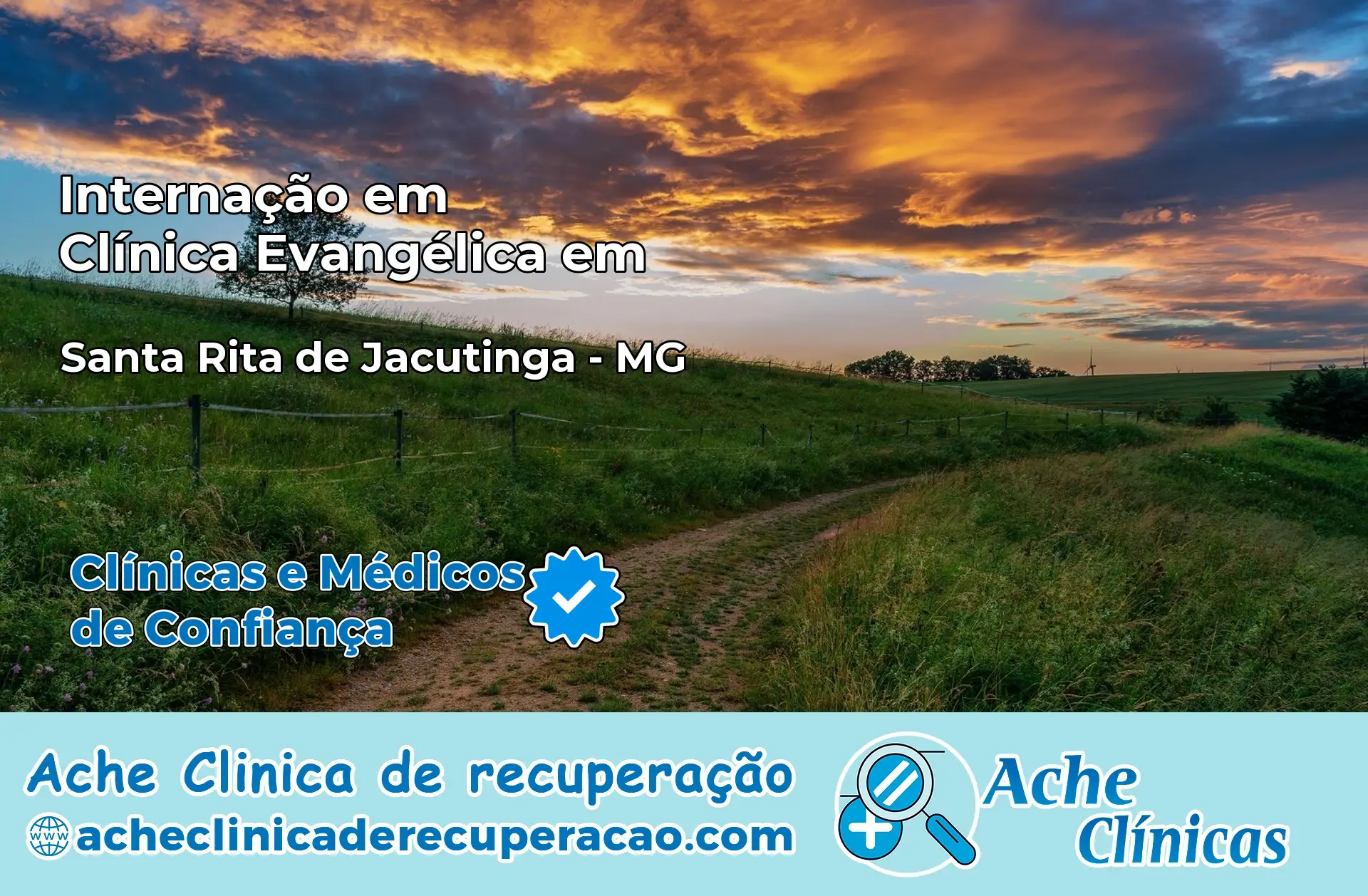 Internação em Clínica Evangélica em Santa Rita de Jacutinga – MG