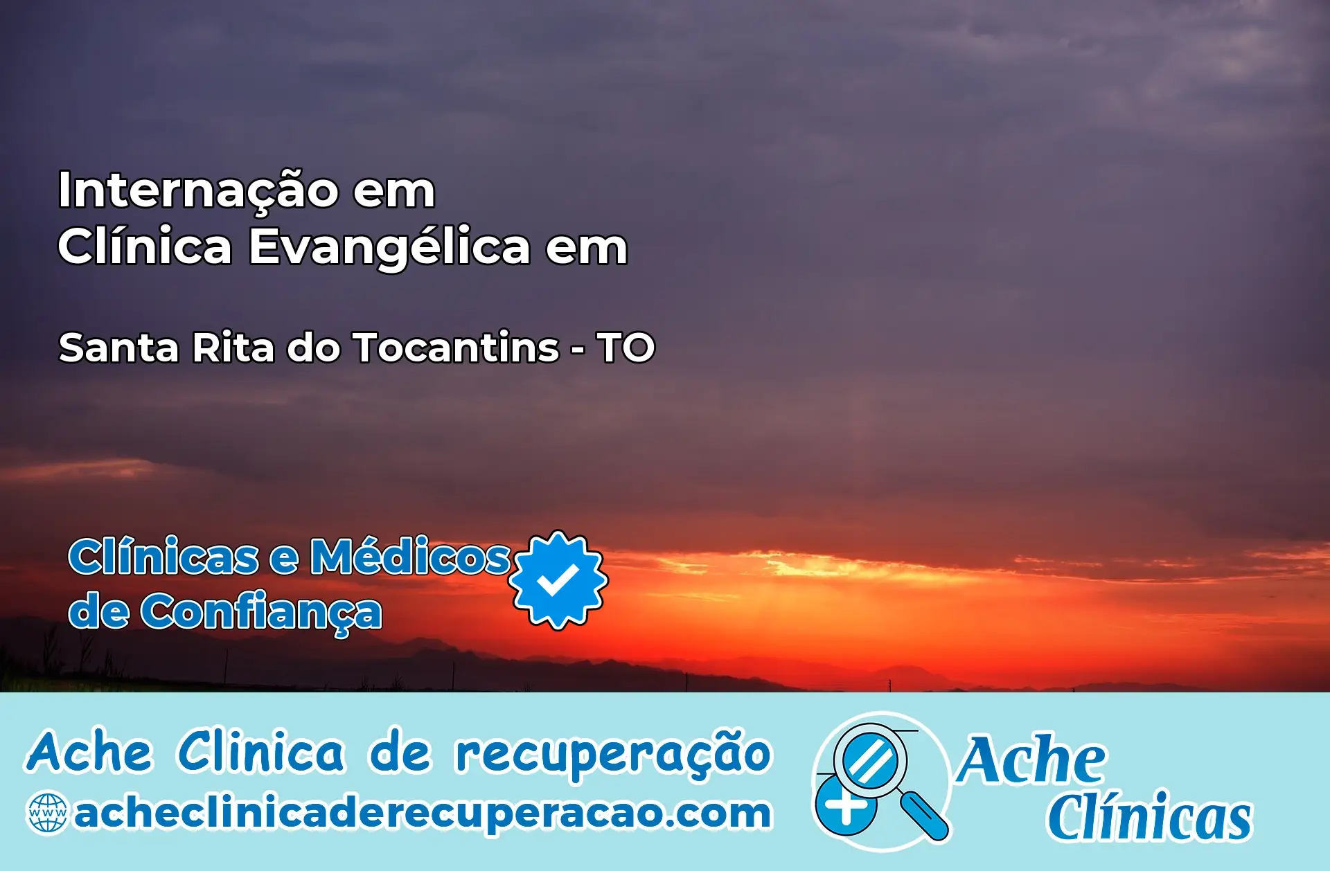Internação em Clínica Evangélica em Santa Rita do Tocantins – TO
