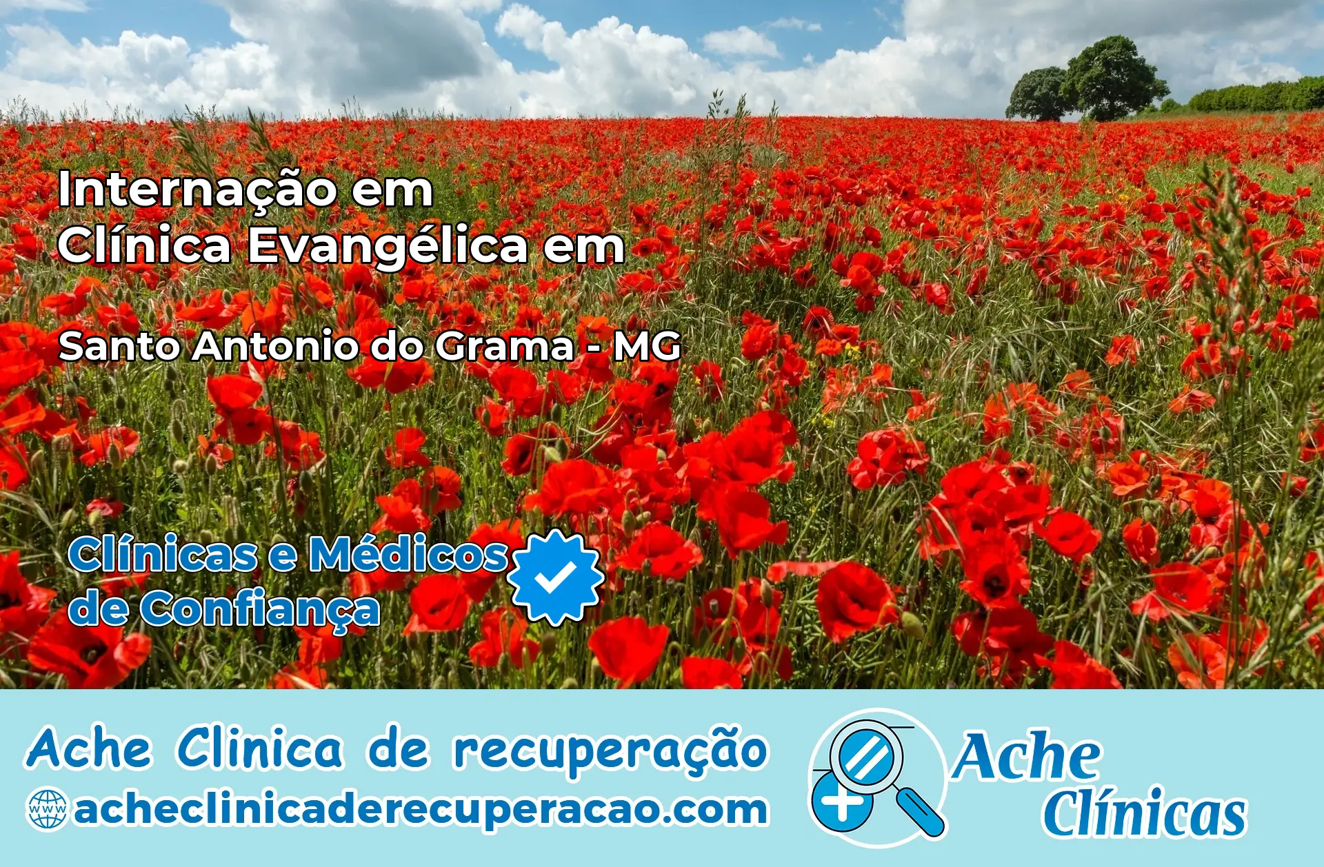 Internação em Clínica Evangélica em Santo Antônio do Grama – MG