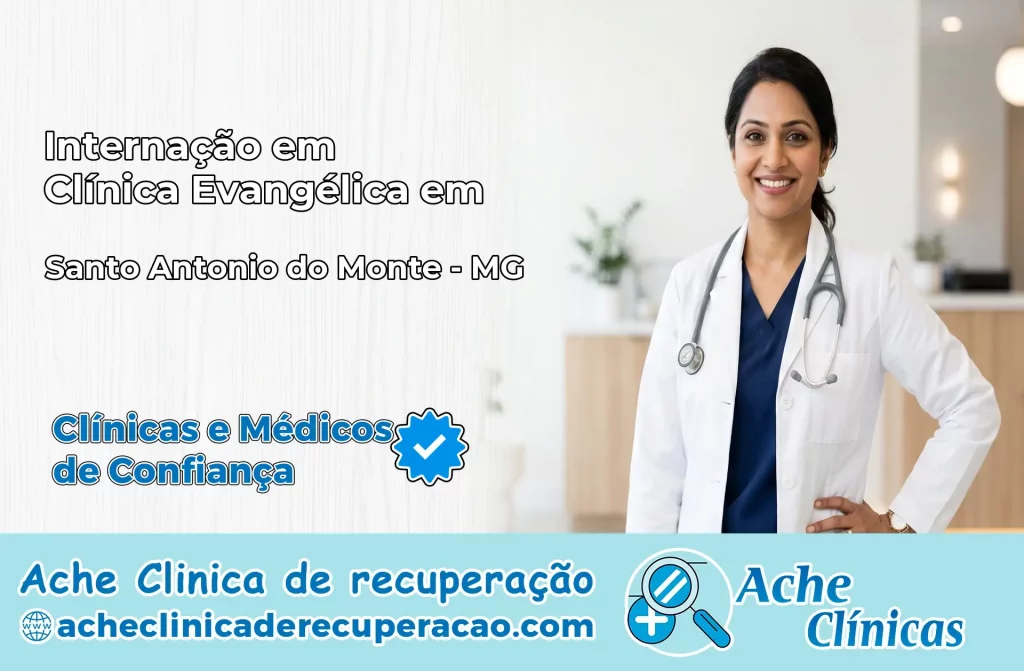 Internação em Clínica Evangélica em Santo Antônio do Monte – MG