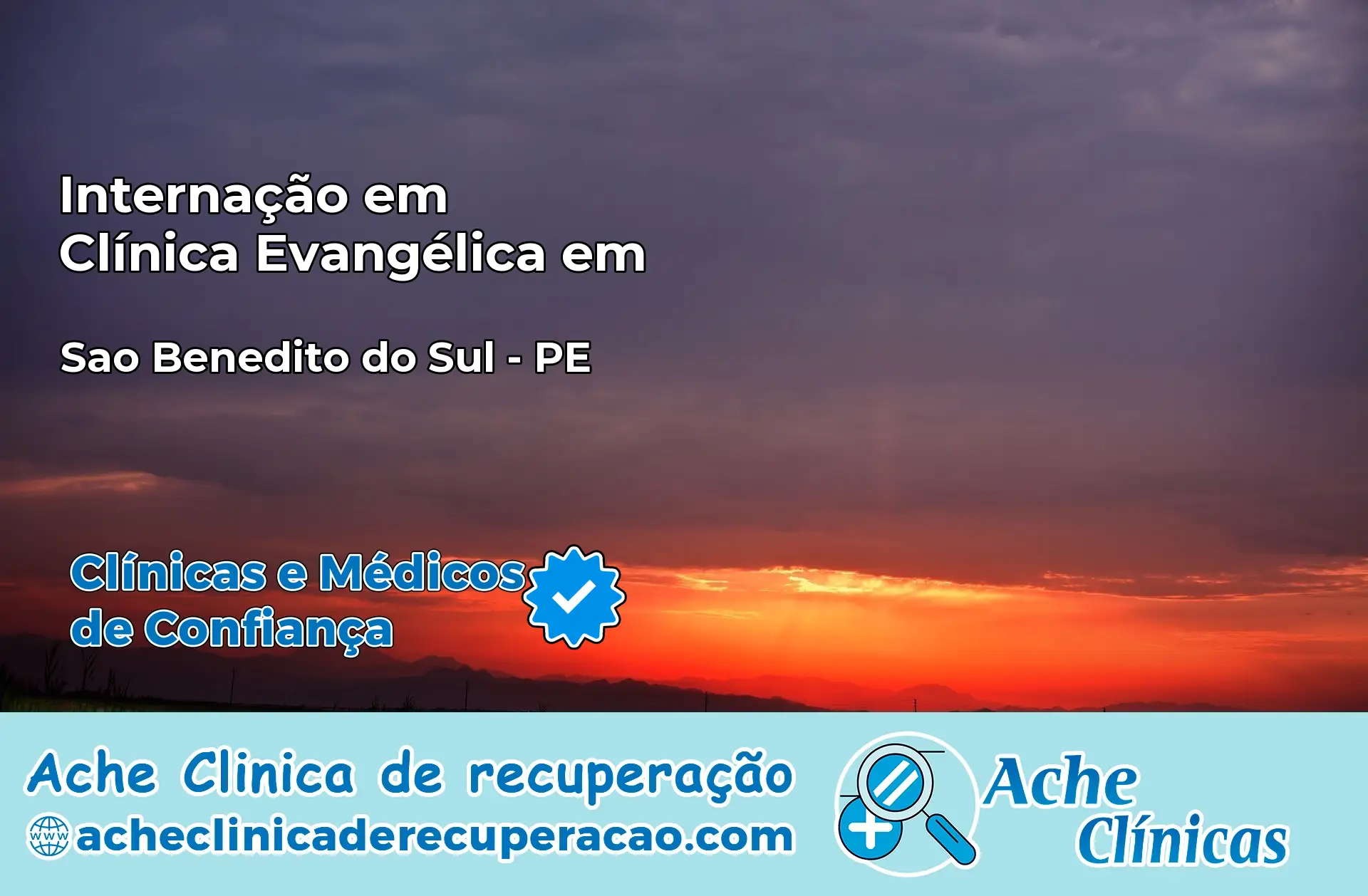 Internação em Clínica Evangélica em São Benedito do Sul – PE