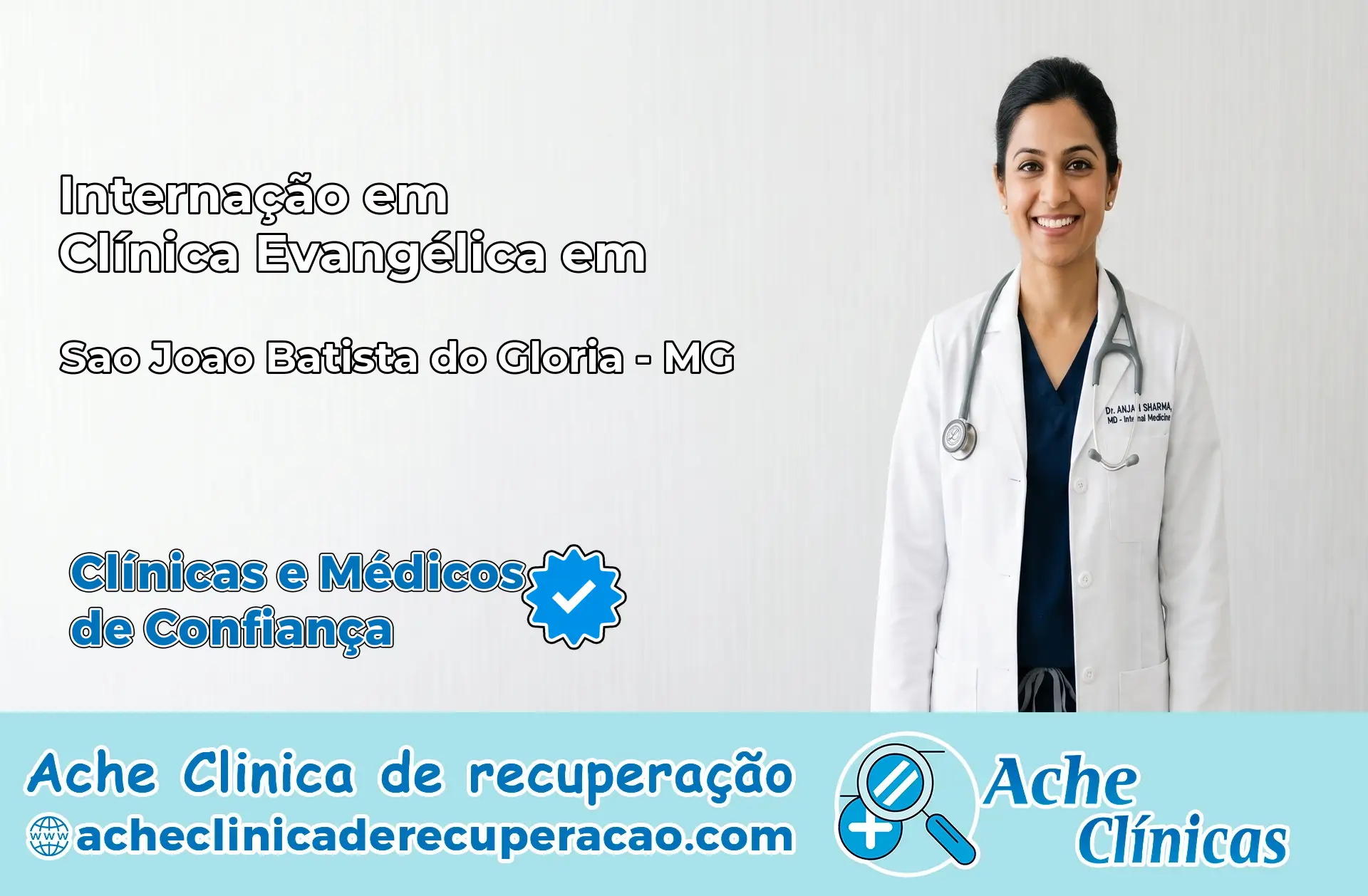 Internação em Clínica Evangélica em São João Batista do Glória – MG