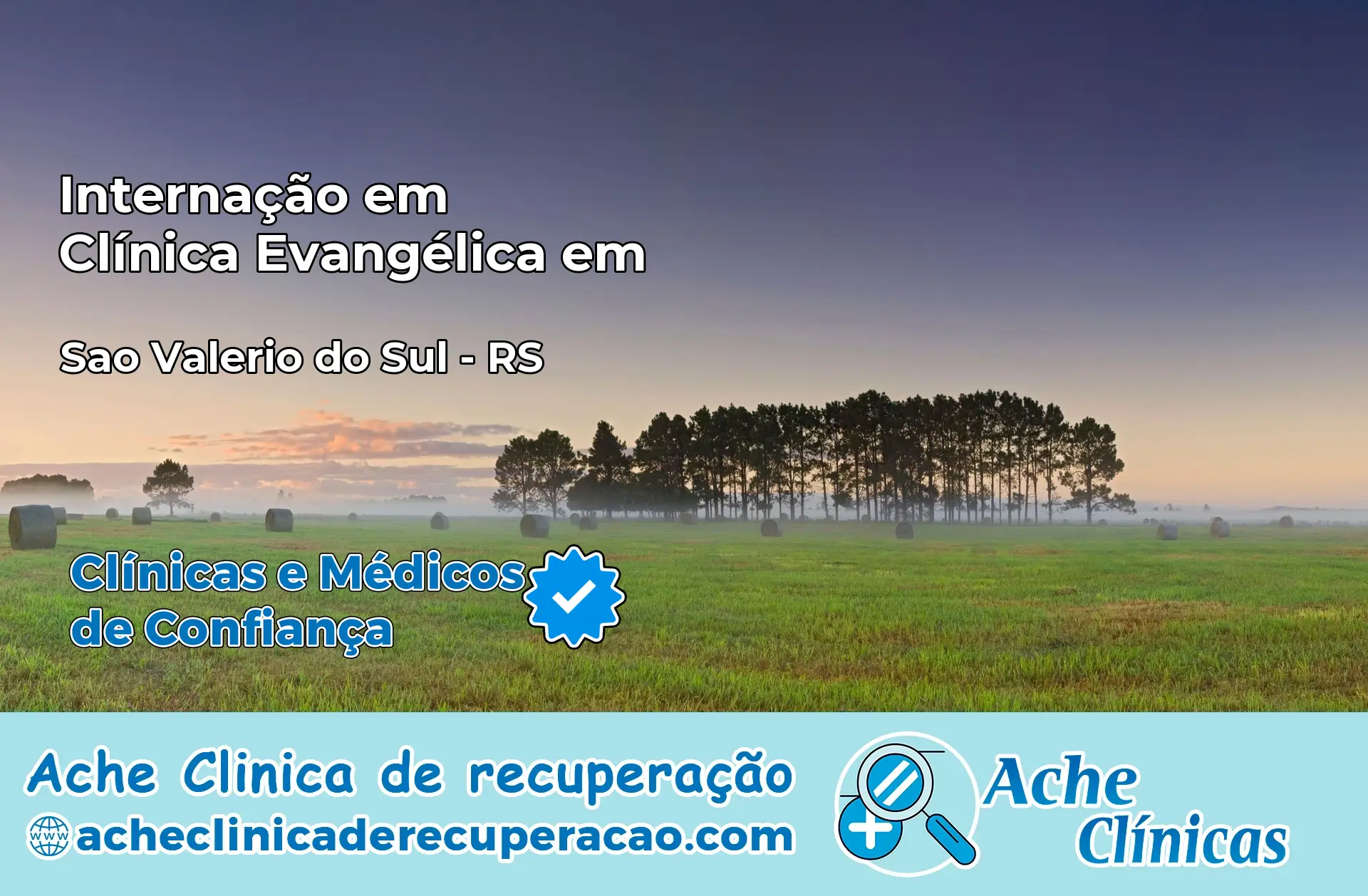 Internação em Clínica Evangélica em São Valério do Sul – RS