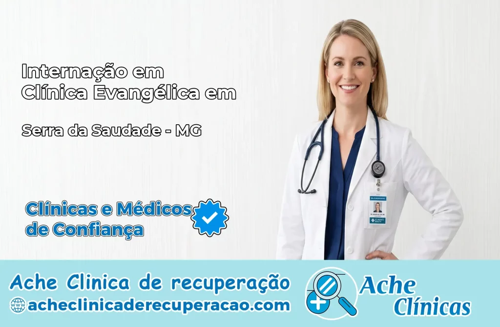 Internação em Clínica Evangélica em Serra da Saudade – MG