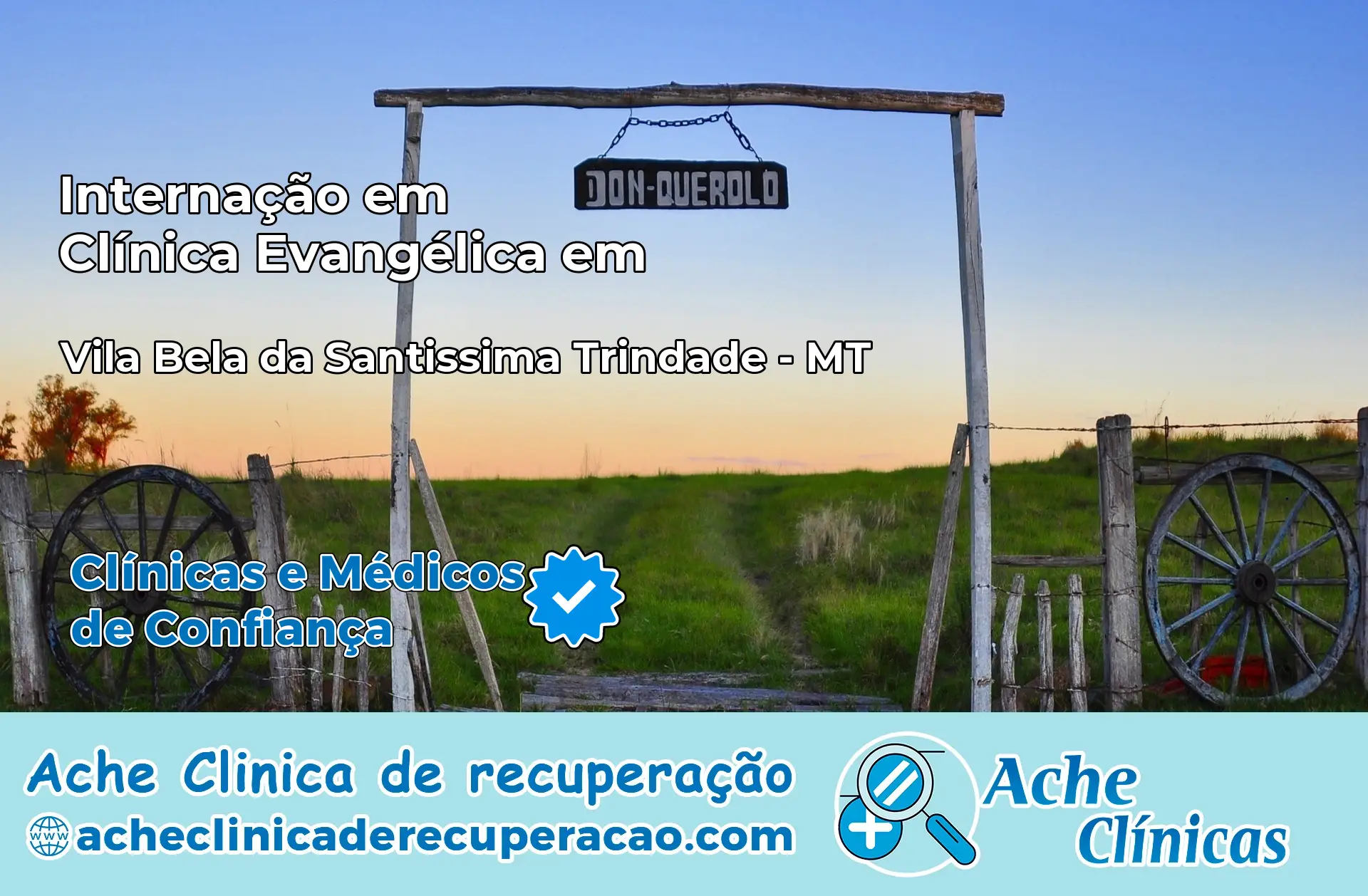 Internação em Clínica Evangélica em Vila Bela da Santíssima Trindade – MT
