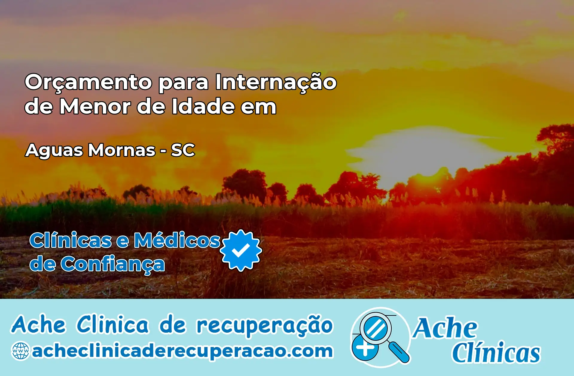 Internação de Menor de Idade em Águas Mornas – SC