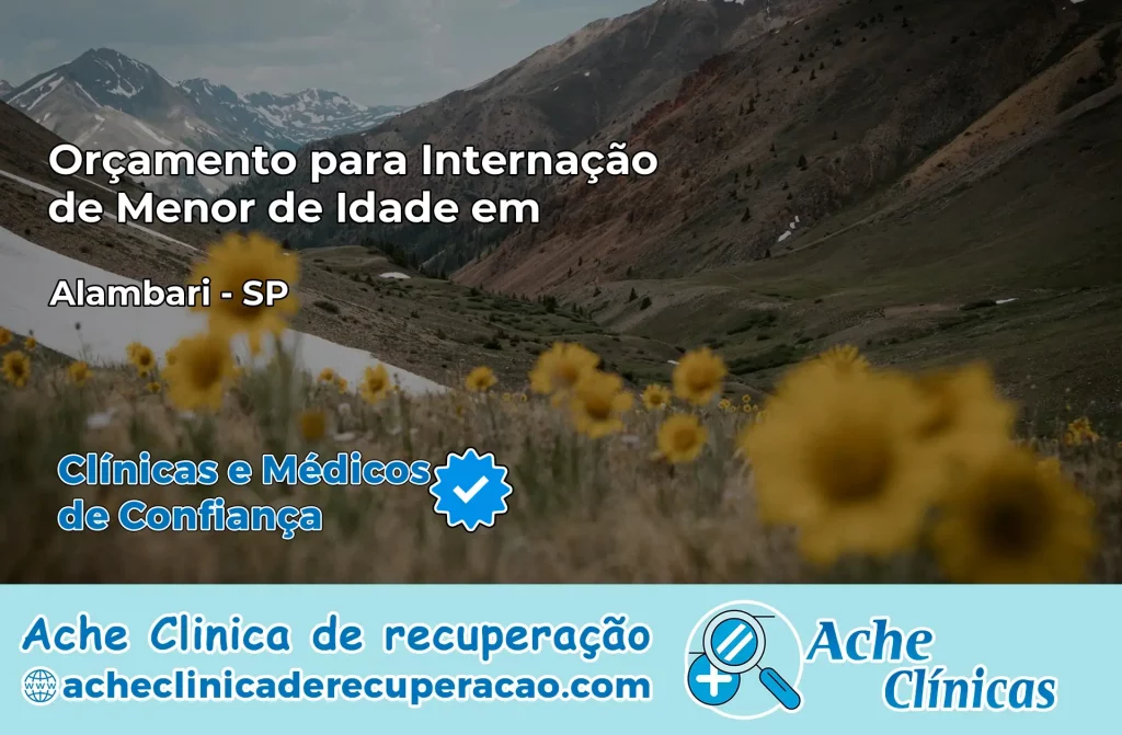 Internação de Menor de Idade em Alambari – SP