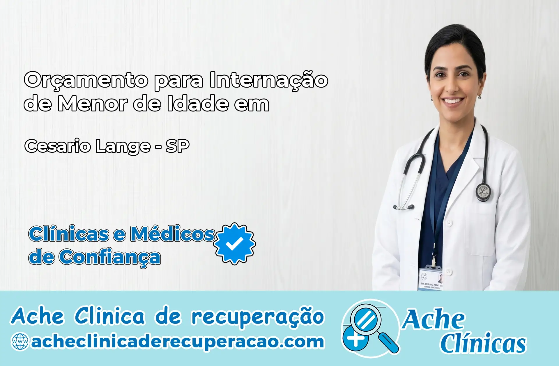 Internação de Menor de Idade em Cesário Lange – SP