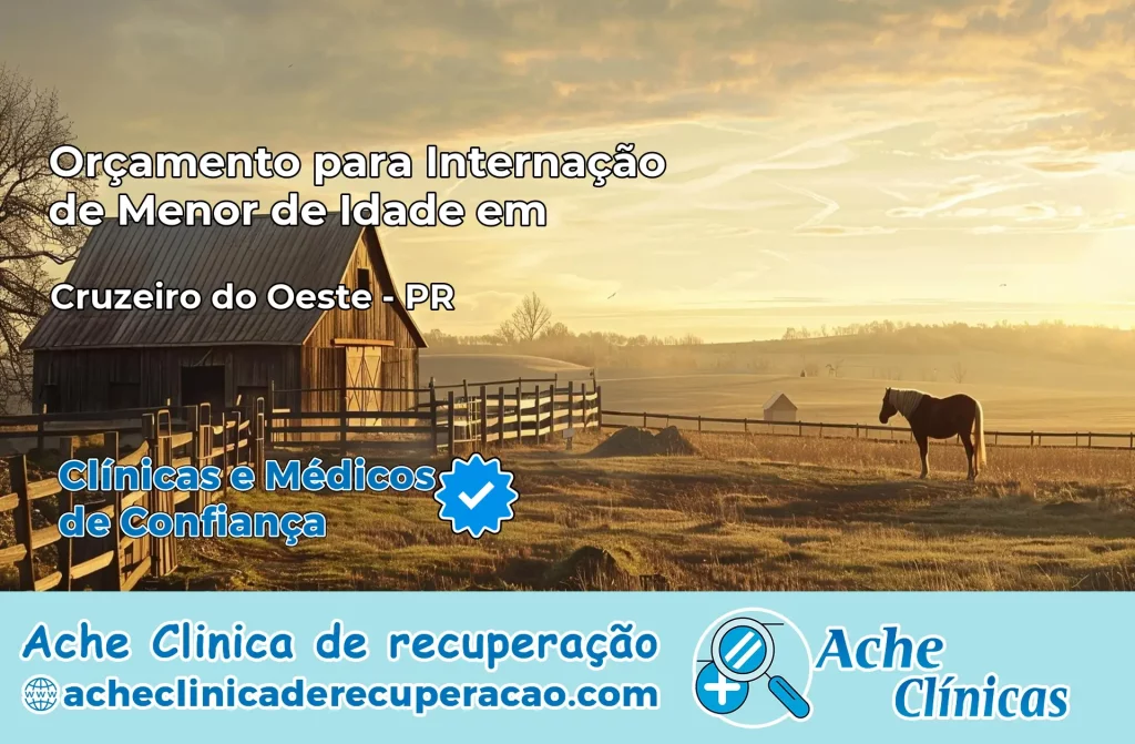 Internação de Menor de Idade em Cruzeiro do Oeste – PR