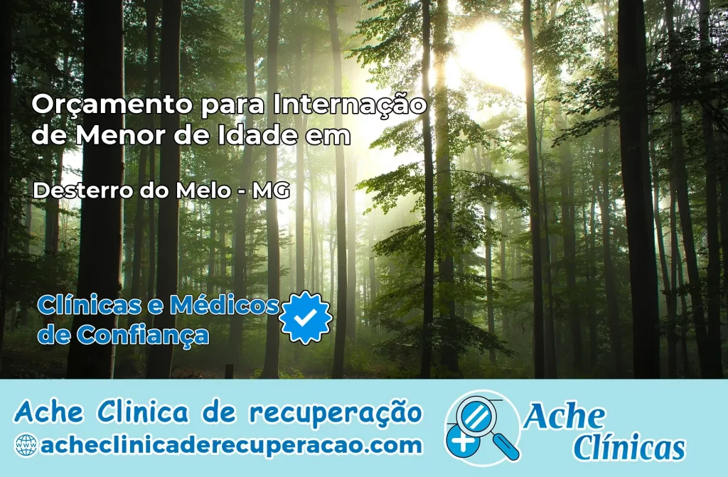 Internação de Menor de Idade em Desterro do Melo – MG