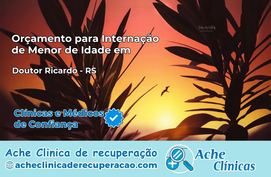Internação de Menor de Idade em Doutor Ricardo – RS