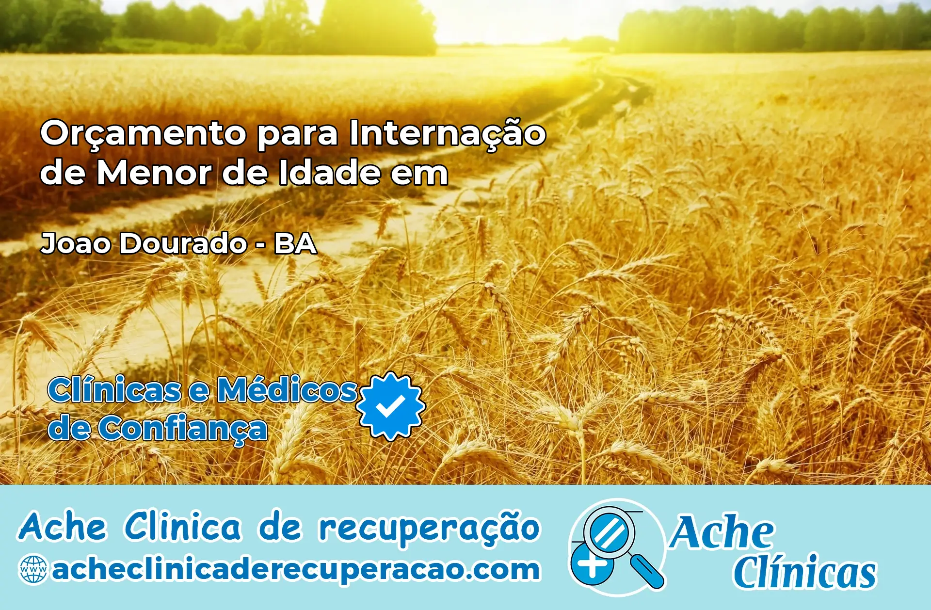 Internação de Menor de Idade em João Dourado – BA