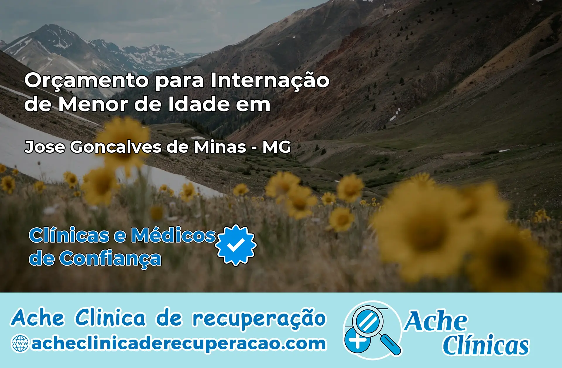 Internação de Menor de Idade em José Gonçalves de Minas – MG
