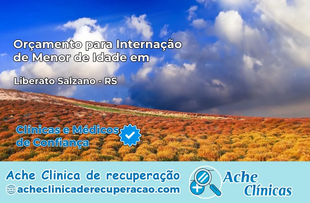 Internação de Menor de Idade em Liberato Salzano – RS