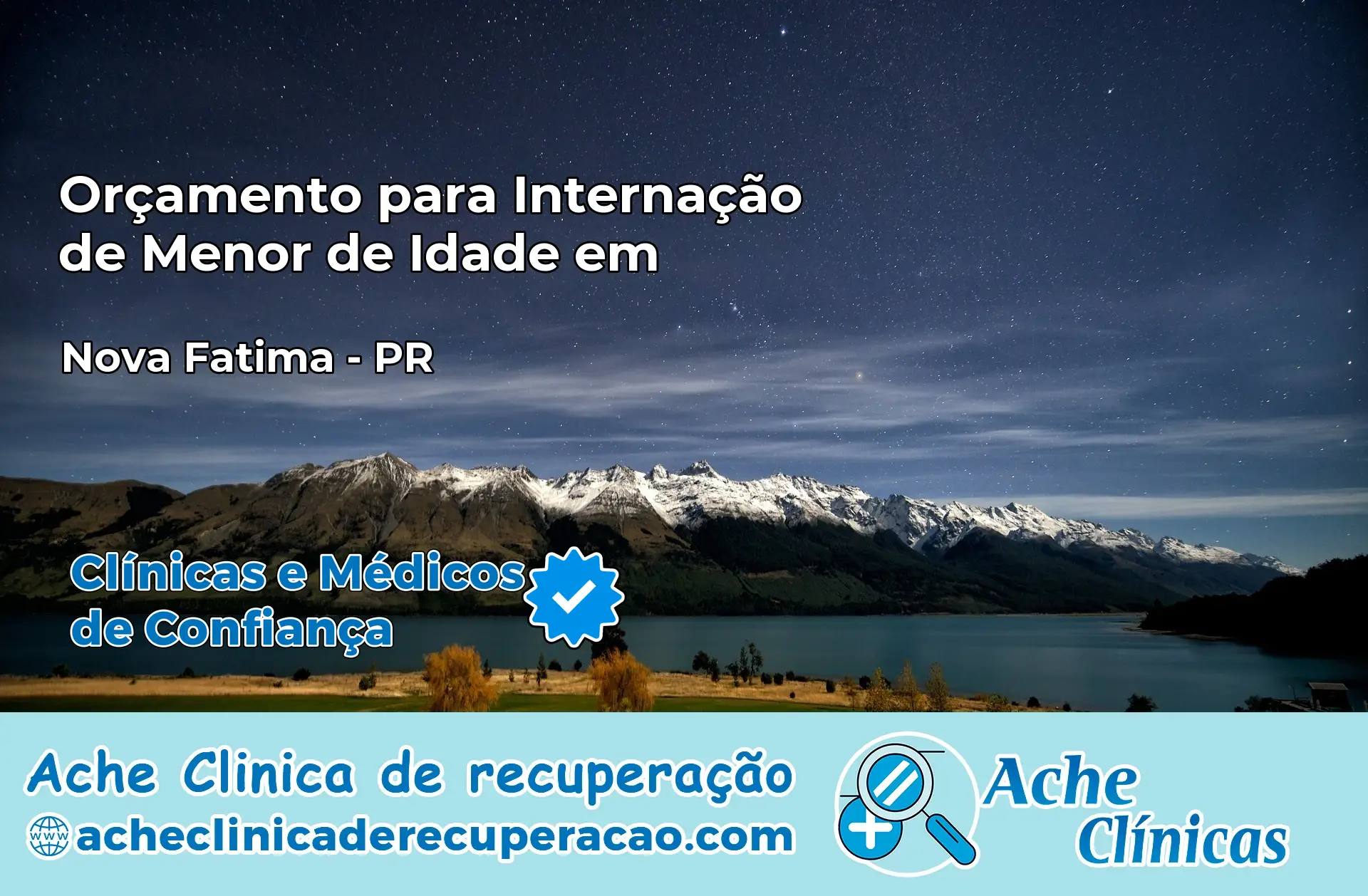 Internação de Menor de Idade em Nova Fátima – PR
