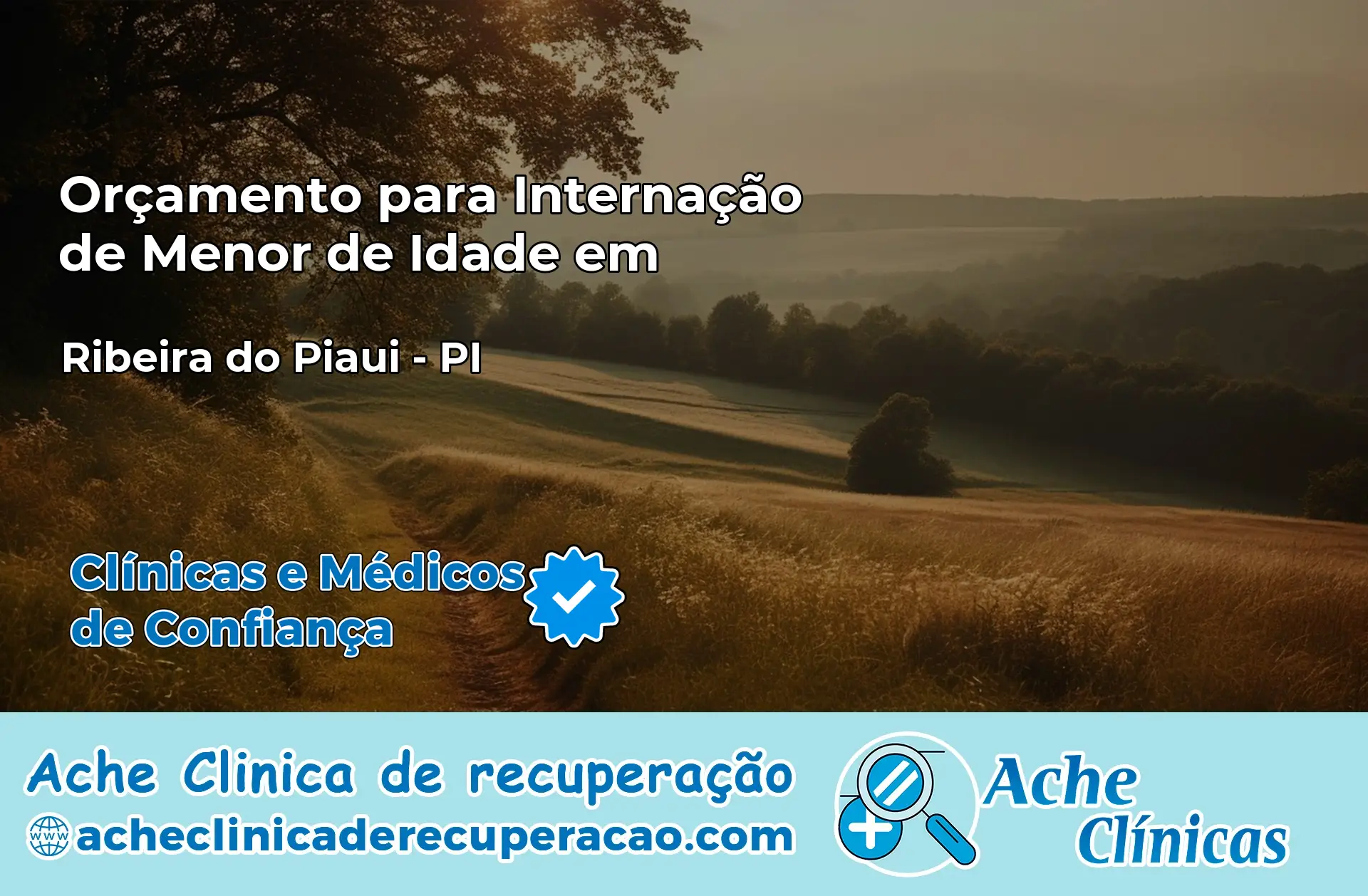 Internação de Menor de Idade em Ribeira do Piauí – PI