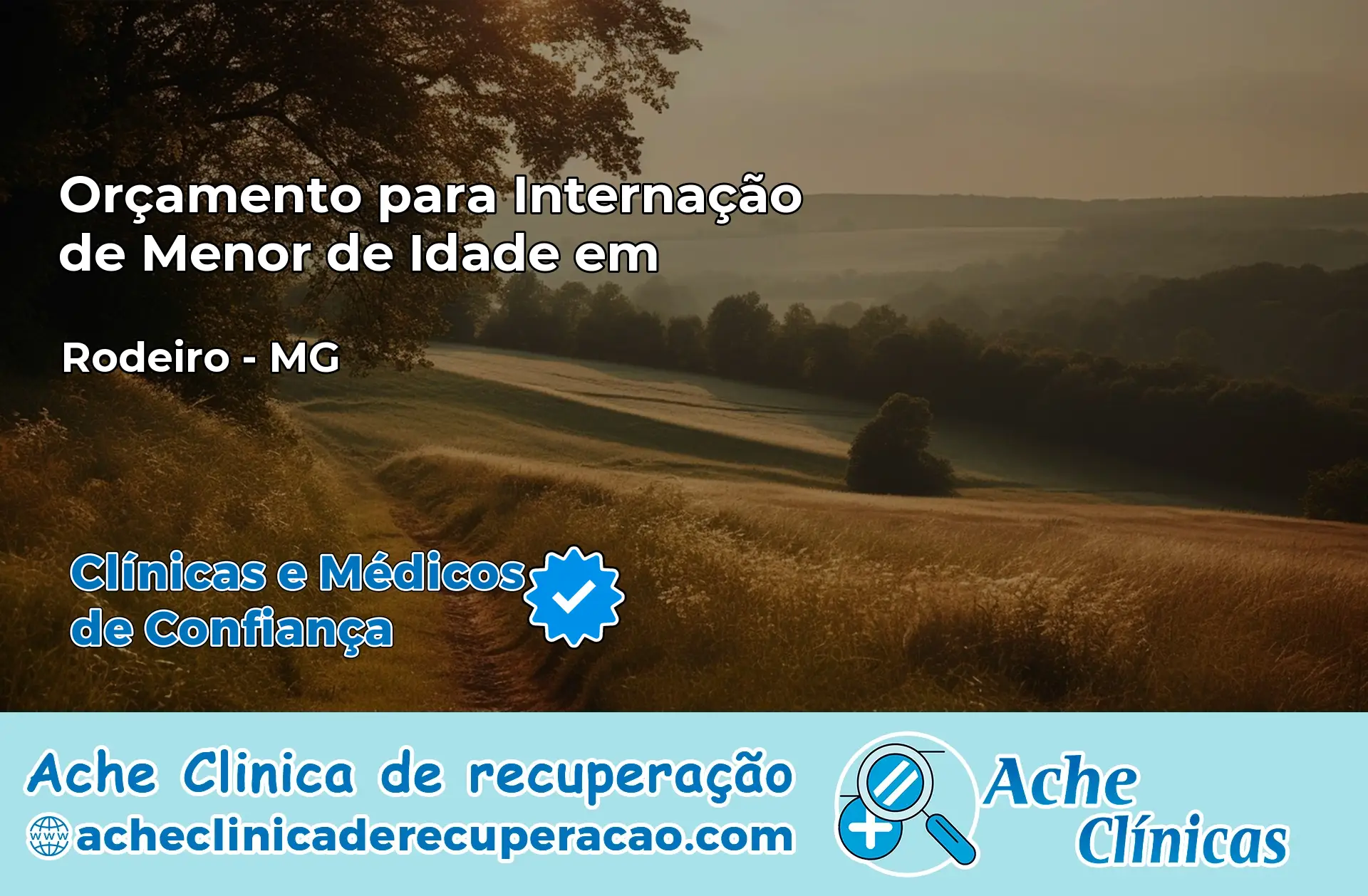 Internação de Menor de Idade em Rodeiro – MG