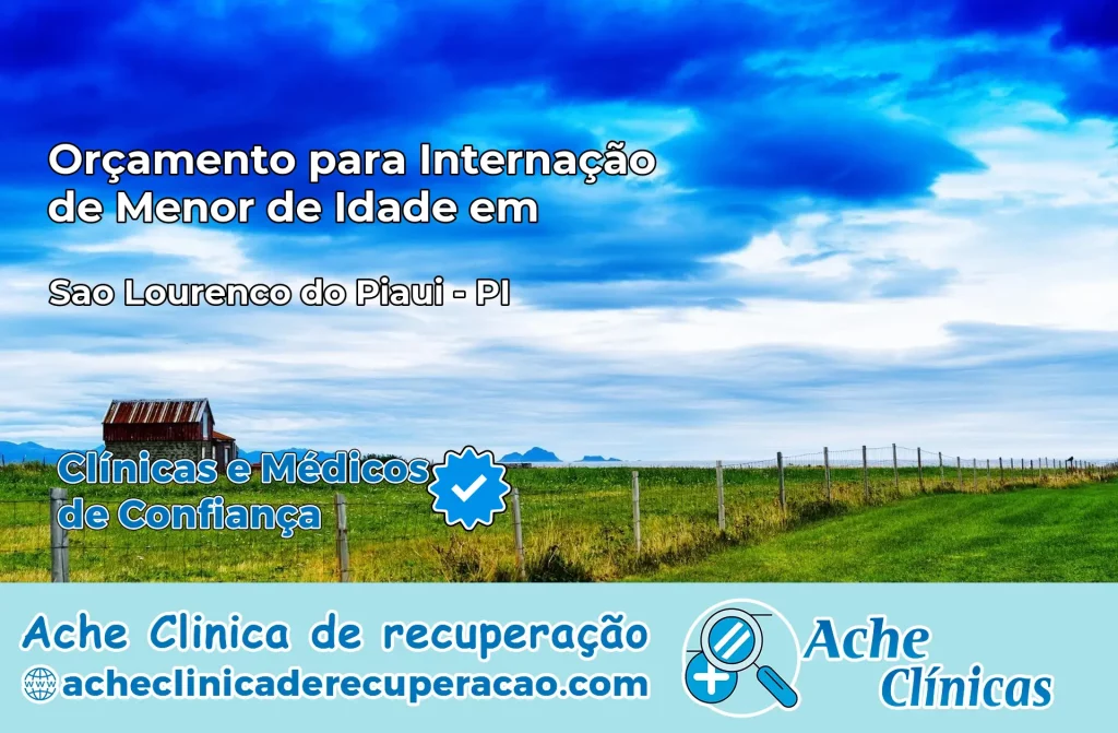 Internação de Menor de Idade em São Lourenço do Piauí – PI