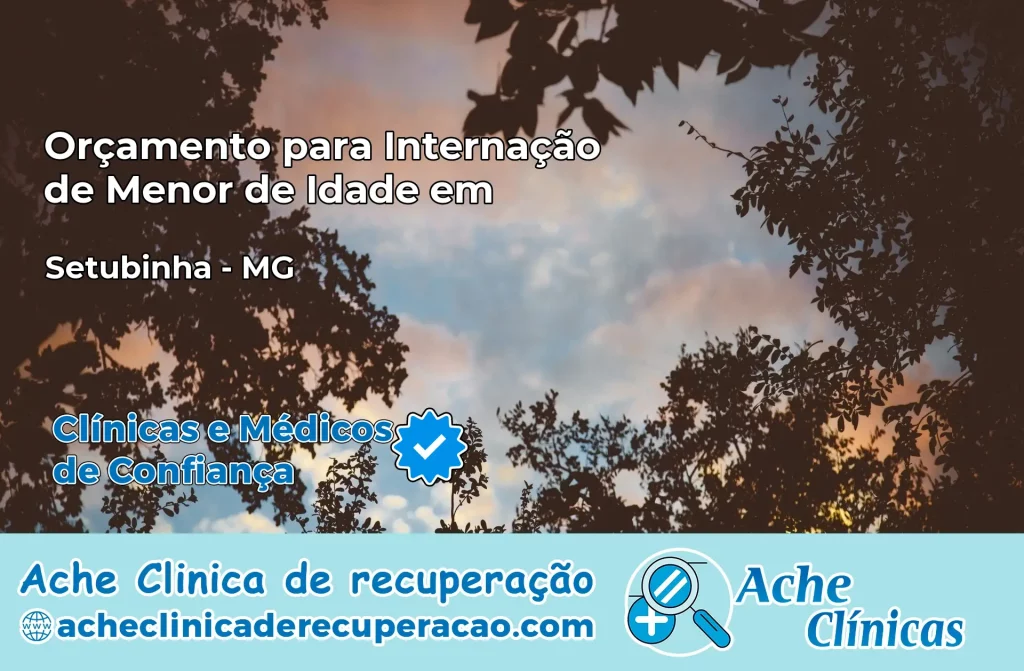 Internação de Menor de Idade em Setubinha – MG